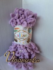 Alize Puffy 27  svetlo fialová