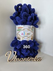 Alize puffy 360 modrá tmavá