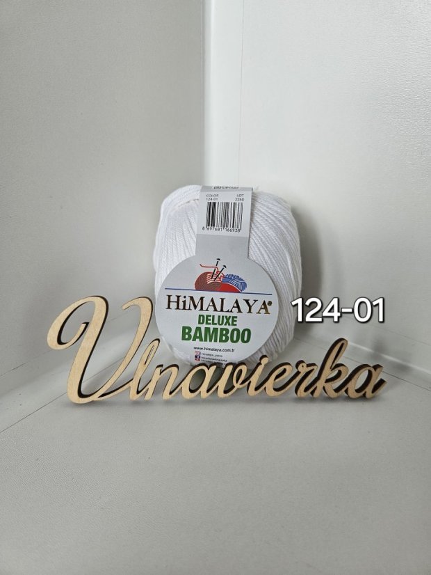 Himalaya Deluxe Bamboo 124-01 bielá