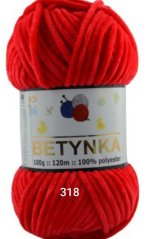 Betynka 318 červená