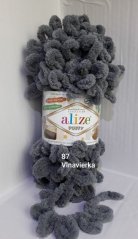 Alize Puffy 87 tmavá sivá