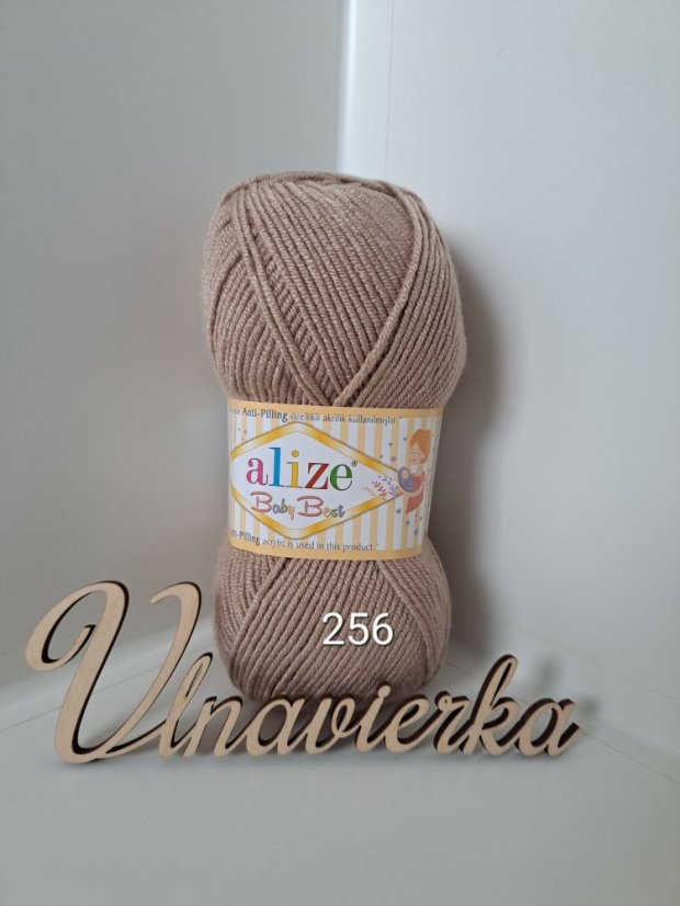 Alize Baby Best 256 hnedá