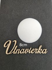 Polystyrénová guľa bila 8cm