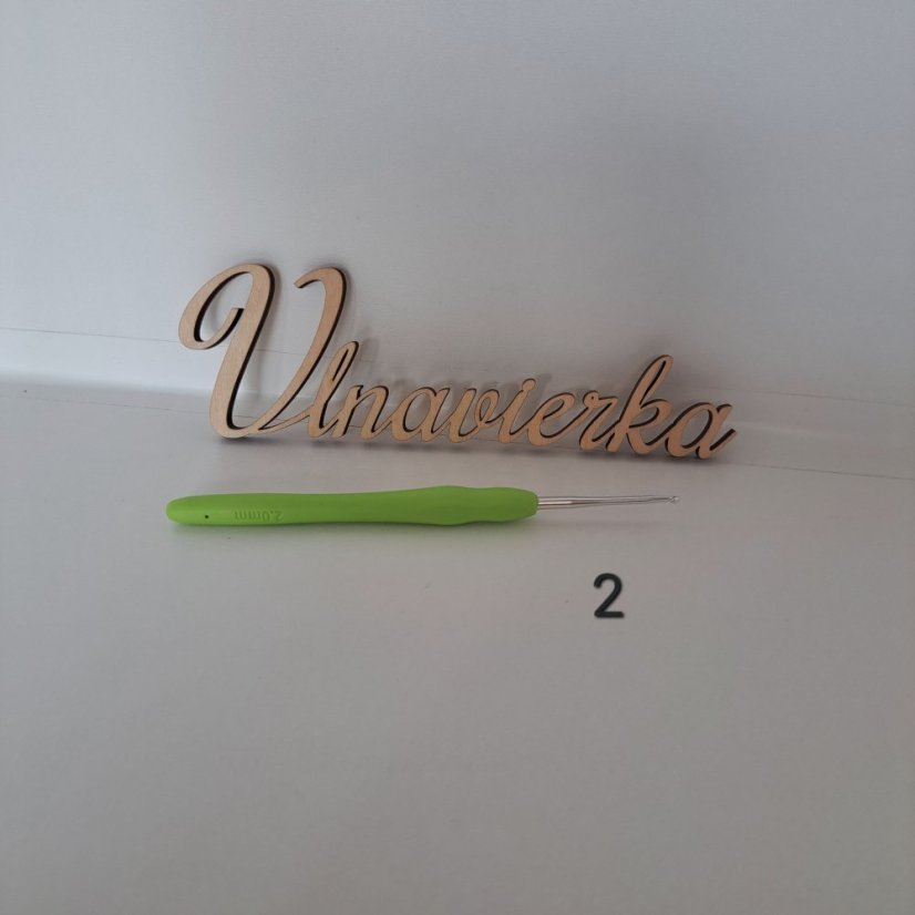 Háčik so silikónovou rúčkou 2mm Háčik so silikónovou rúčkou 2mm