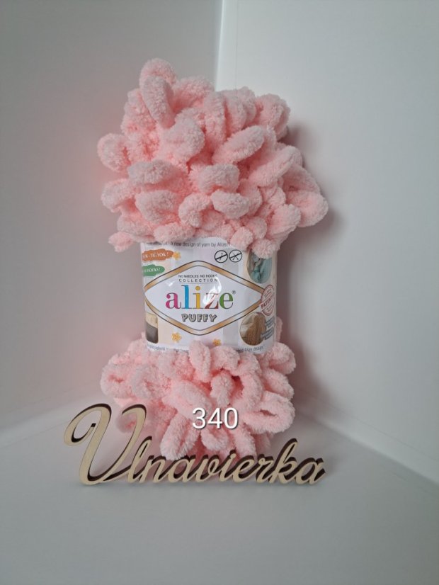Alize Puffy 340 ružová