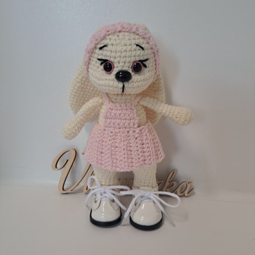 Topánky pre bábiku a zvieratká biele 5,5cm