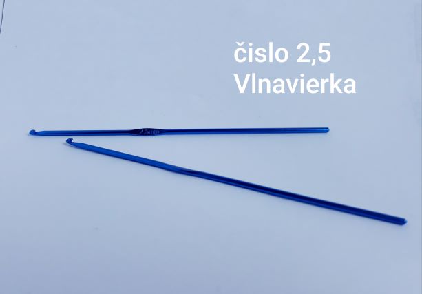 Háčik kovový veľ. č. 2,5 Háčik kovový veľ. č. 2,5