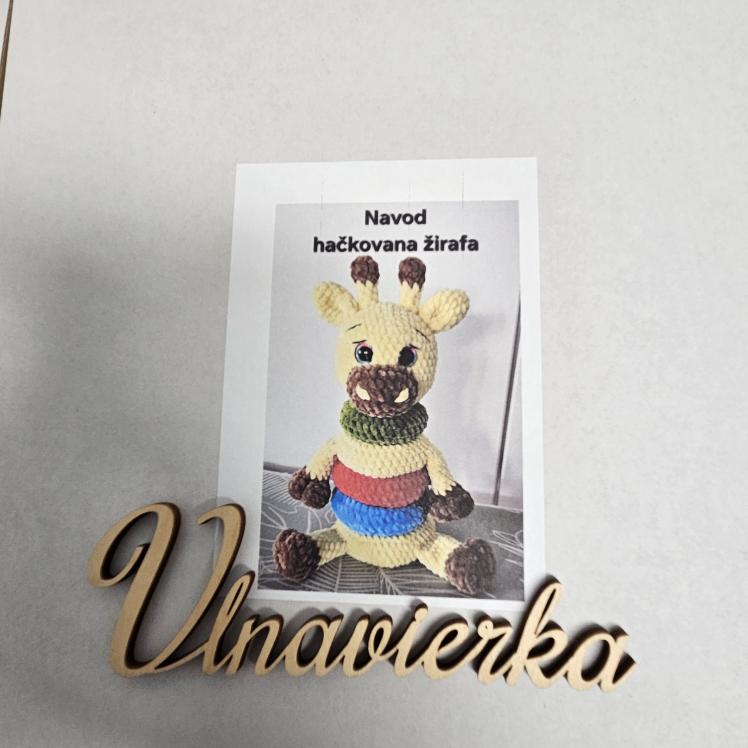 Box hačkovana žirafa kužeľ 30 cm