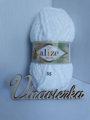 Alize softy plus 55 biela