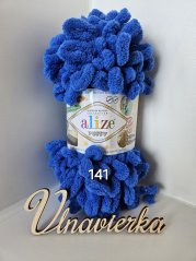 Alize puffy 141 modrá