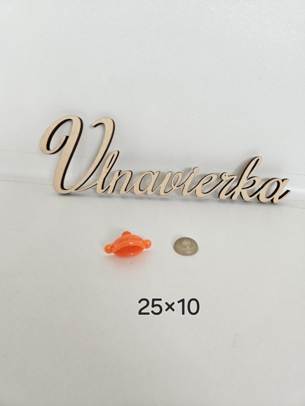 Kachní usta s pojistkou 25*10mm