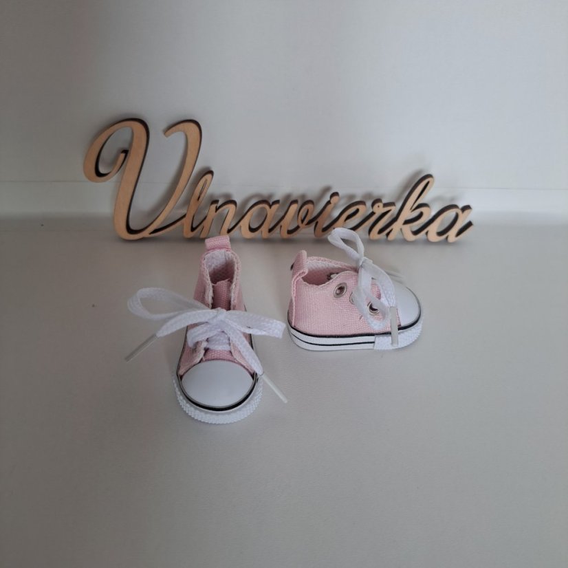 Boty pro panenku a zvířátka ružová 5,5cm