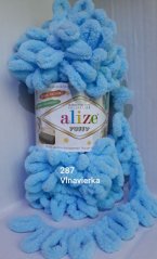 Alize Puffy 287 svetlá modrá