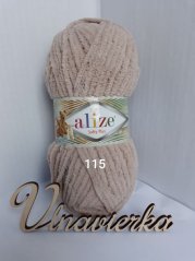 Alize softy plus 115 svetlohnedá