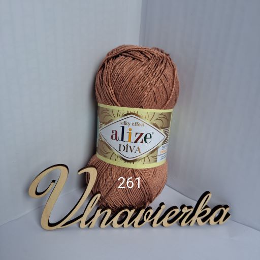 Alize Diva 261 svetlo hnedá