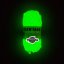 GLOW YARN priadza svietiaca v tme G004 zelená-reflexná