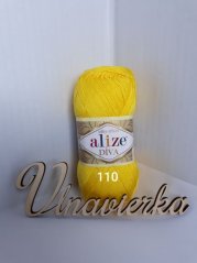 Alize Diva 110 sito žluta