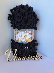 Alize Puffy Fine 60 čierna