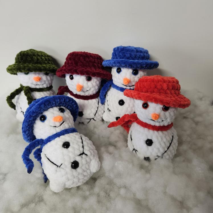 Sada na hačkovanie snehulak 12 cm