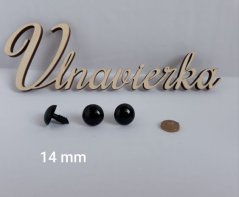 Čierne Oči s Pojistkou 14mm