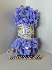 Alize puffy 788 fialová