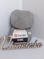 YarnArt Jeans 46 šeda