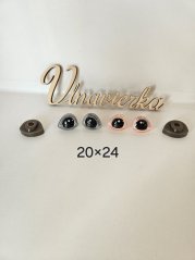 Oči s pojistkou 3D - 20*24