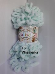 Alize Puffy 15 mentolová pastelová