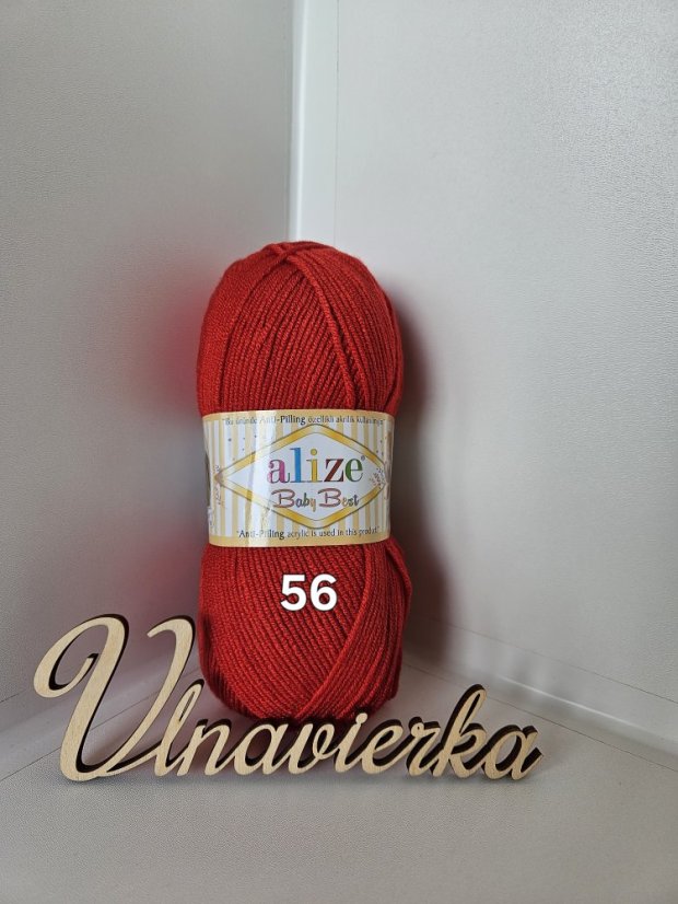 Alize Baby Best 56 červená