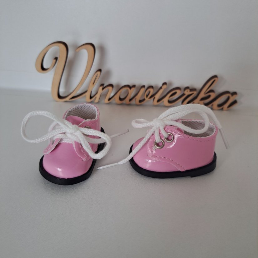 Topánky pre bábiku a zvieratká ružová 5,5cm