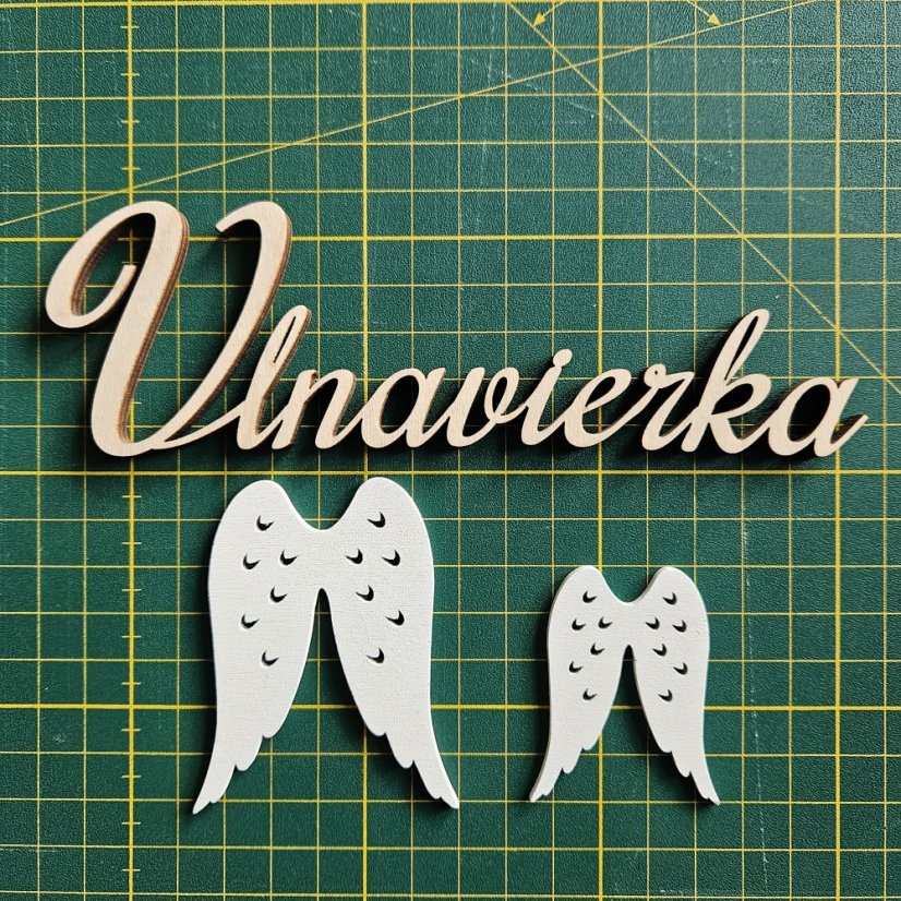 Drevená dekoracia Anjelske kridla