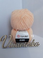 YarnArt Jeans 73 Broskyňová