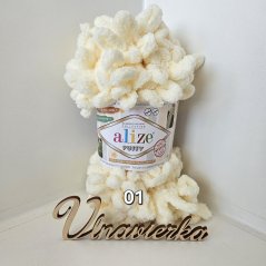 Alize Puffy 01 kremová