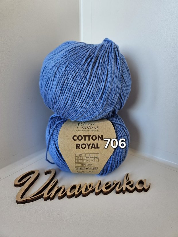 Cotton Royal modrá 18-706