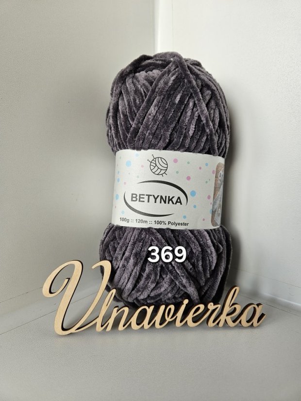 Betynka 369 sivá tmavá