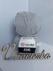 YarnArt Jeans 80 šeda