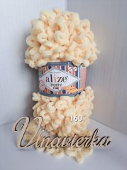 Alize Puffy Fine 160 vanilkova