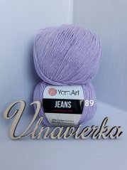 YarnArt Jeans 89 svetlá fialová