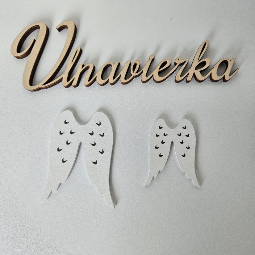 Drevená dekoracia Anjelske kridla