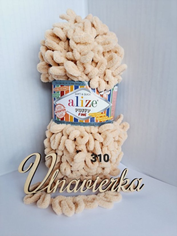 Alize Puffy Fine 310 bežova svetla Alize Puffy Fine 310 bežova svetla