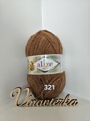 Alize softy plus 321 hnedá