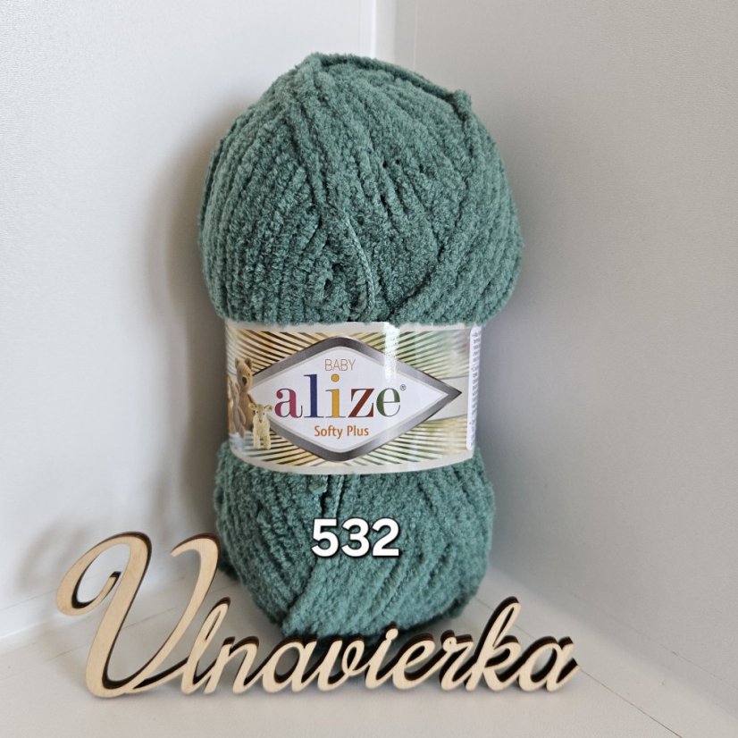 Alize softy Plus 532 zelená