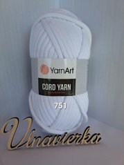 YarnArt Cord Yarn 751 biela