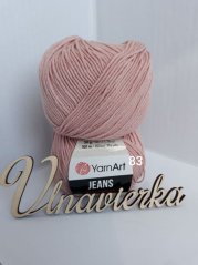 YarnArt Jeans 83 ružová svetlá