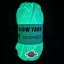 GLOW YARN priadza svietiaca v tme G002E modrá šnur