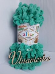 Alize Puffy 490 smaragdová