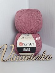 YarnArt Jeans 65 Staroružová