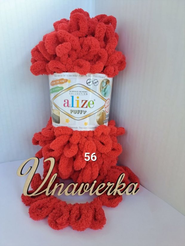 Alize Puffy 56 červená