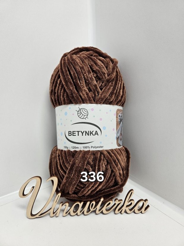 Betynka 336 hnedá tmavá