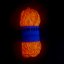 GLOW YARN priadza svietiaca v tme GP926 neonová oranžová